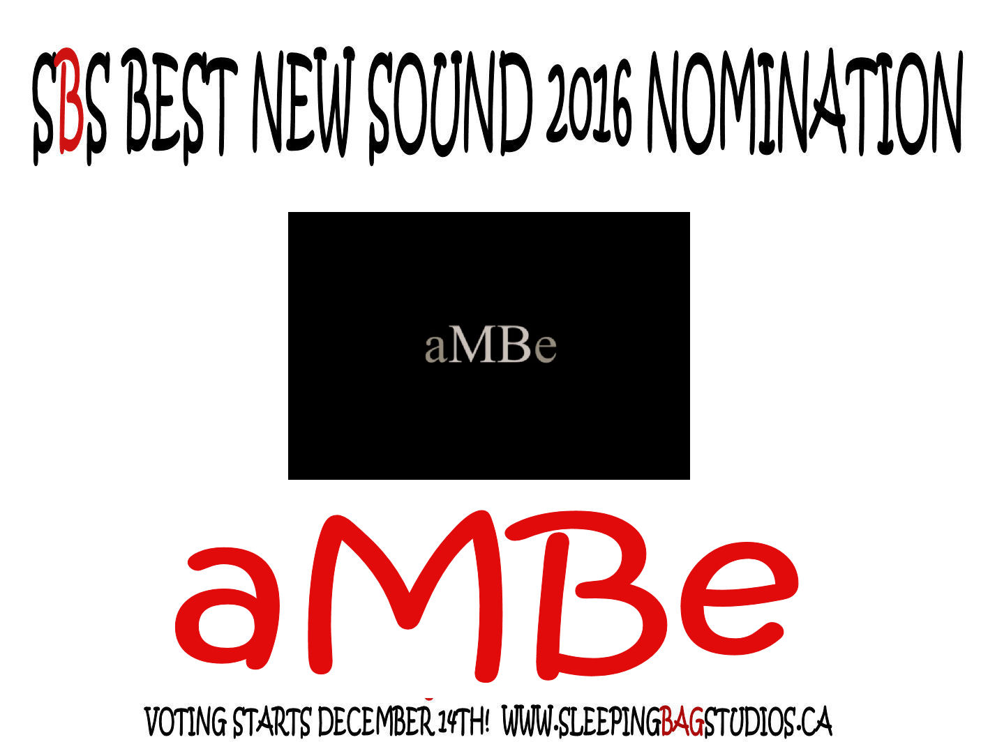  Best New Sound 2016 Nomination:  åMBe
