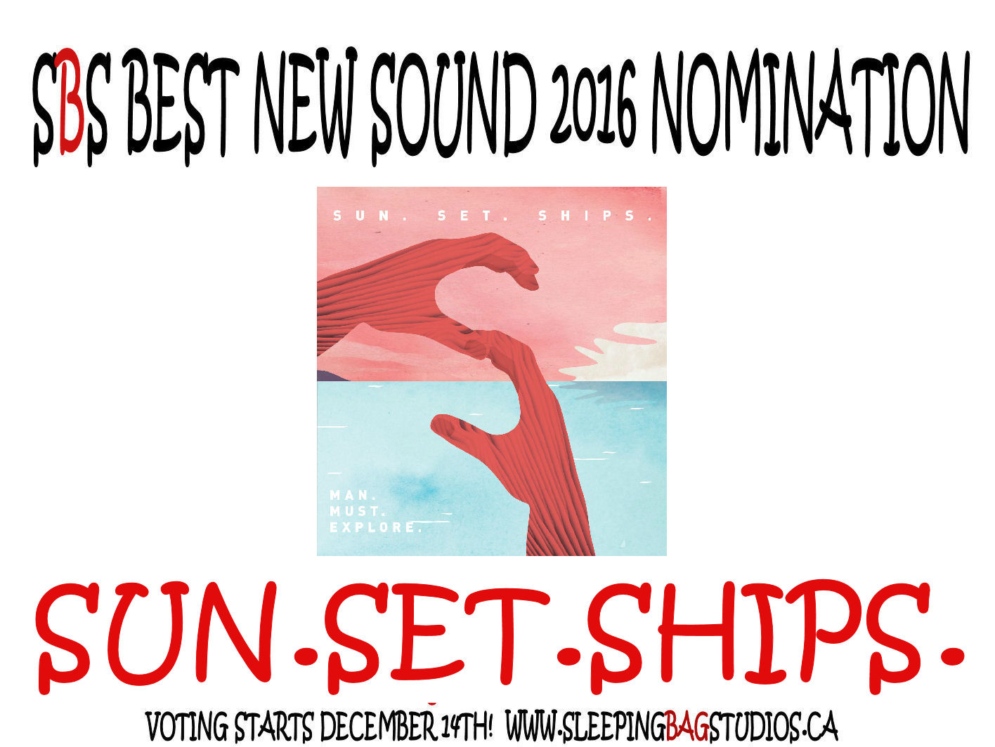  Best New Sound 2016 Nomination:  Sun.Set.Ships.