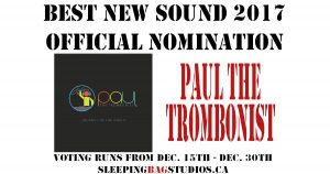 SBS Best New Sound 2017 Nominations – Paul The Trombonist