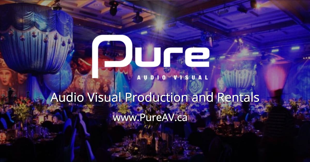 Pure AV – Audio Visual Rentals Toronto